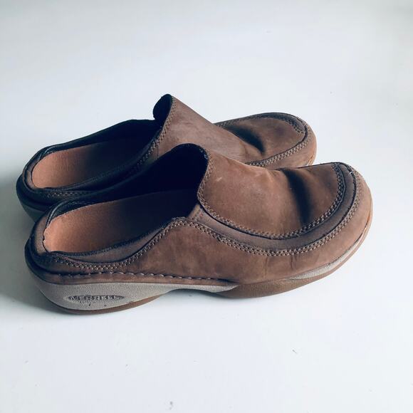 Merrell 'Primo Scoop' Women's 6 Brown  Leather Performance Clog Mule - Picture 2 of 9